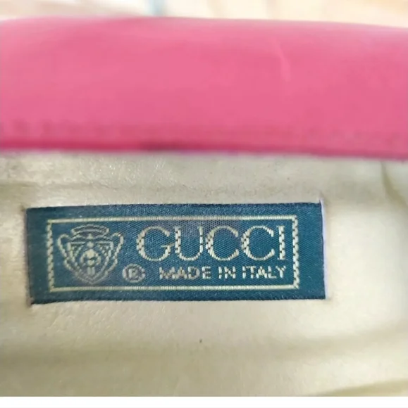Vintage Gucci Kitten Heels Red Pump Retro Y2K Women's 40B